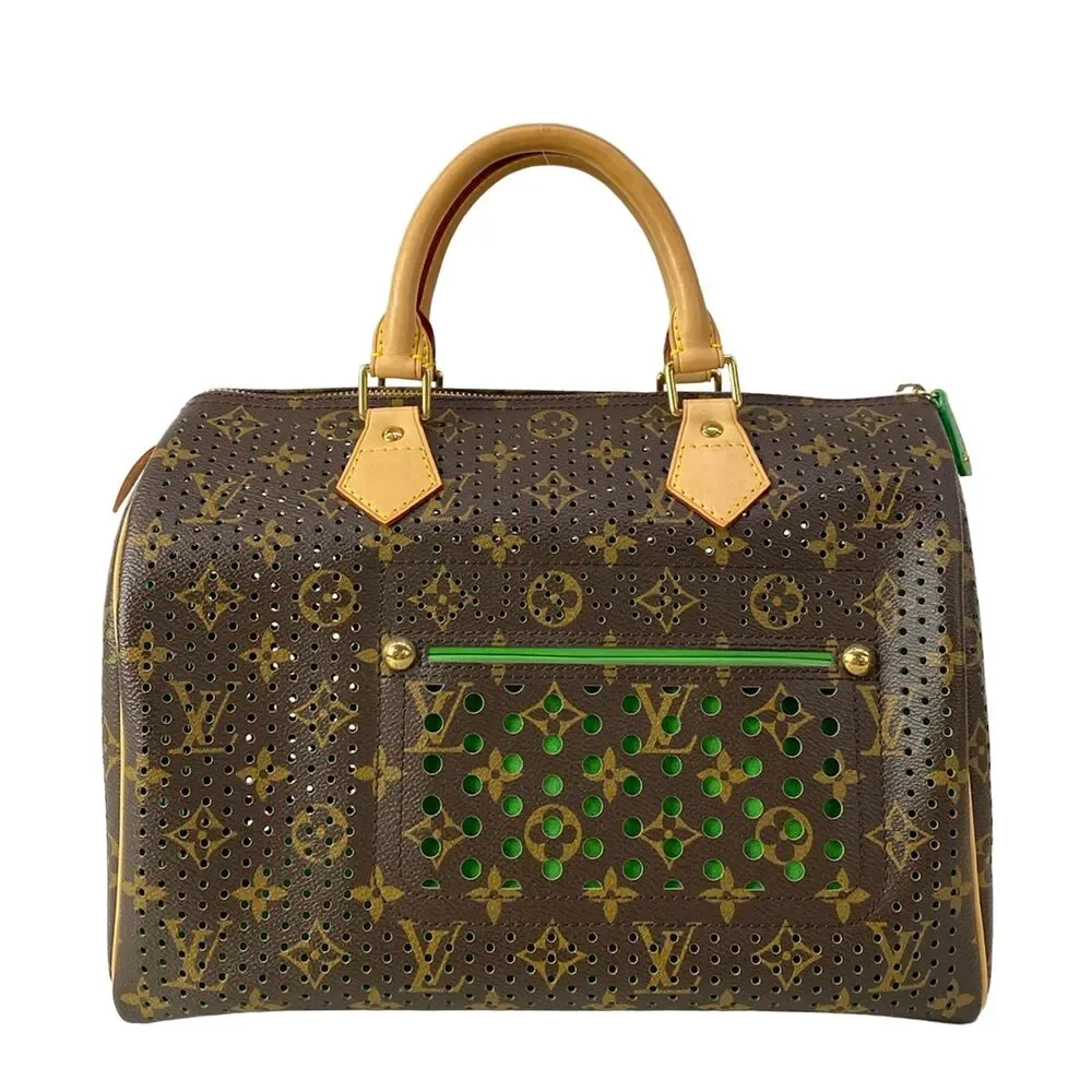 Louis Vuitton Speedy 30 Monogram Perforated Handbag M95181